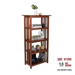 Mission 4-TIER Bookcases With Adjustable Shelves Mid Bookcase, 48" Cherry. Fixed Price $189.20.