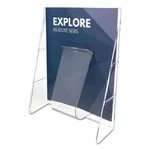 Deflecto Stand-tall Wall-mount Magazine Rack, 9.13W X 3.25D 11.88H, Clear. Fixed Price $43.10.