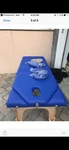 Saloniture Portable Massage With Backrest - Blue. Fixed Price $169.95.