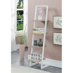 Convenience Concepts DESIGNS2GO Four-tier Ladder Bookshelf In White Metal Frame. Fixed Price $120.99.