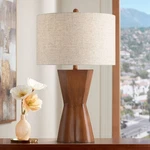 Possini Euro Tri 30" High Modern Faux Wood Table Lamp. Fixed Price $174.99.