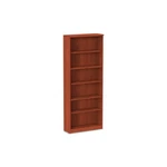 Alera Valencia Series Bookcase, Six-shelf, 31.75W 14D 80.25H, Medium Cherry. Fixed Price $334.65.