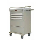 Harloff VLT18BIN3 Value Line Med Cart W/lock Choice, Narcotics Box. Fixed Price $2845.00.