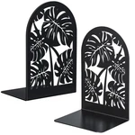 Happyhapi Decorative Bookends, Metal For Shelves, Arc-shaped, Black. Fixed Price $15.44.