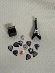 Holder,guitar Amp-styled Storage Display & 12 Picks New. Fixed Price $28.00.