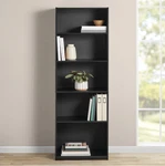 Mainstays 5-SHELF Bookcase With Adjustable Shelves. Fixed Price $42.77.