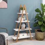 Solid Bamboo Wood Oxford "a" Frame Ladder Display Bookshelf. Fixed Price $92.87.