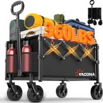 Wagons Carts Foldable, Lightweight Portable Utility Shopping With Wheels,. Fixed Price $47.99.