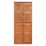 Concepts Wood Multi-use Storage Cabinet, 5 Shelves, Dry Oak Finish. Fixed Price $532.67.