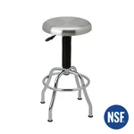 Seville Classics Stainless Steel Adjustable Work Stool. Fixed Price $89.99.