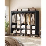 Songmics Xl Heavy-duty Closet Reinforced 25MM Steel Frame Ink Black. Fixed Price $159.98.