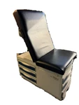 Midmark Ritter Exam Table #204-001 Pelvic Stirrups, Black Upholstery. Fixed Price $1499.99.