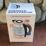 Chefman Power Infusion+ 1.8L Cordless Kettle Keep Warm Tea Infuser Stainless. Fixed Price $23.99.