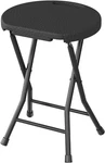 Garvee Folding Stool,portable With HANDLE,18IN Foldable Bar Stool,anti-slip Feet. Fixed Price $29.99.