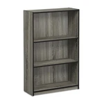 Jaya Wood Simple 3-TIER Adjustable Shelf Bookcase In French Oak Gray. Fixed Price $57.17.