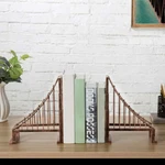 Vintage Bronze Metal Bookends Decorative Antique Style Office Desktop Stand. Fixed Price $52.99.