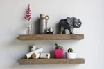 Urban Legacy Reclaimed Barnwood Planks Floating Shelves For Wall W/flush Mo.... Fixed Price $165.22.