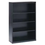 Tennsco B-53BK 4-SHELF Stationary Bookcase, 52"X34-1/2" Black. Fixed Price $513.99.