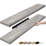 Floating Shelves 35 Inch Grey 2 Pack Sorbus Wall Long Bathroom Decor Bedroom. Fixed Price $89.99.