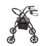Medline Steel Rollator Walker With 8 Inch Wheels Folding Rolling Black. Fixed Price $82.79.
