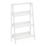 Furinno Ladder Bookcase Display Shelf 4-TIER White. Fixed Price $58.77.