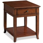 Bowery Hill End Table Nightstand Bedside Square In Wood - Cherry. Fixed Price $308.99.