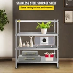 Vevor Stainless Steel Shelving 48X24X59 Inch Tier Adjustable Shelf Storage Uni. Fixed Price $148.95.
