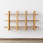 Nathan James Floating Wall Book Shelves, 3-TIER Display Shelf, Decorative Modula. Fixed Price $405.99.