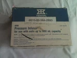 Fenwal Pressure Infusor 600ML Capacity Code 4R4402. Fixed Price $22.00.