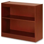 Lorell LLR89050 Two Shelf Bookcase 36"W Cherry Veneer. Fixed Price $193.81.
