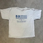 Vintage 90 Hp Hewlett Packard Medical Education Center Atlanta T-shirt Gray. Fixed Price $22.00.