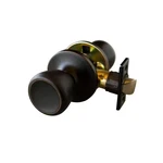Terrace Oil Rubbed Bronze Passage Hall/closet Door Knob With Universal 6-WAY Lat. Fixed Price $17.59.
