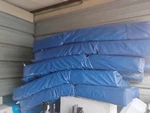 Parts For Hill Rom Affinity 4 Blue Cushions, Wheels, Cables Lot. Fixed Price $199.00.