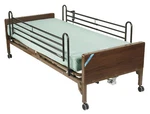 Delta Ultra Light Semi Elec Hospital Bed W/full Rails & Therap. Support Mattress. Fixed Price $1156.22.