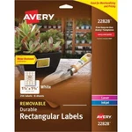 Avery 22828 Removable Durable 1.25" X 1.75 Rectangular Labels, 256 Pcs - White. Fixed Price $9.95.