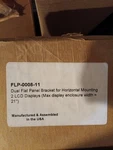 Gcx FLP-0008-11 Dual Flat Panel Bracket New In Box Lot Of 2. Fixed Price $39.99.