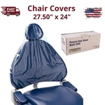 Dental Chair Sleeves 27.5" X 24" Barrier Roll Of 225 Universal Clear Plastic. Fixed Price $132.49.