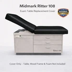 Midmark Ritter Exam 108 Replacement Vinyl Upholstery Table Cover , Diy-staple On. Fixed Price $199.99.