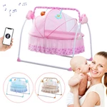 Electric Baby Crib Cradle Infant Rocker Auto Swing Baske Sleep Bed +bluetooth. Fixed Price $79.44.