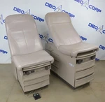 Lot Of 2 Midmark 304-001 & 307-001 Barrier Free Manual Exam Table. Fixed Price $795.00.