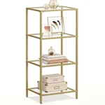 Vasagle Bookcase, 4-TIER Bookshelf, Slim Shelving Unit For Bedroom, Bathroom,.... Fixed Price $52.47.