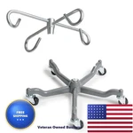 Graham-field GF7200B-4 Lumex I.v. Pole Base And Four Hook Assembly, Gray. Fixed Price $52.66.