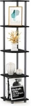 Furinno Turn-n-tube 5 Tier Corner Display Rack 1-PACK, Black/grey. Fixed Price $54.30.