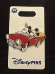 Disney Driving Convertible Red Car Mickey Minnie Pin. Fixed Price $34.99.
