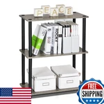 Furinno Turn-n-tube Storage Shelves, 3-TIER Book Shelf, Corner Toolless. Fixed Price $32.20.