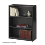 Safco Valuemate 3 Shelf Economy Steel Bookcase In Black. Fixed Price $211.99.