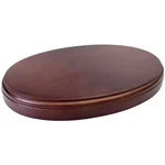 Plymor Fruitwood Oval Display Base, 7.375" X 5.375" 0.75" H. Fixed Price $87.70.
