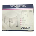 Drive Medical Shower Stool Chair Adjustable Height White #RTL12004KD. Fixed Price $52.46.