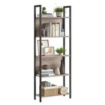 Vasagle 5-TIER Bookshelf, Storage Rack Bookcase With Shelves, Steel Fra. Fixed Price $65.70.