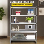 Vevor Stainless Steel Shelves 47.5X18 Inch Tier Adjustable Shelf Storage Unit. Fixed Price $167.13.